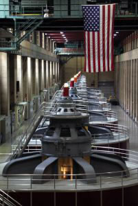 Generators in the Hoover Dam. From www.sxc.hu