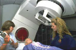 radiotherapy - using gamma rays to kill cancer cells