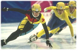 Ice skaters actually skate on a layer of water