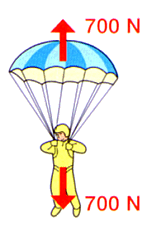 A much slower terminal velocity