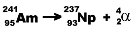 an alpha-decay equation